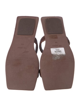 St. Agni Leather Slides