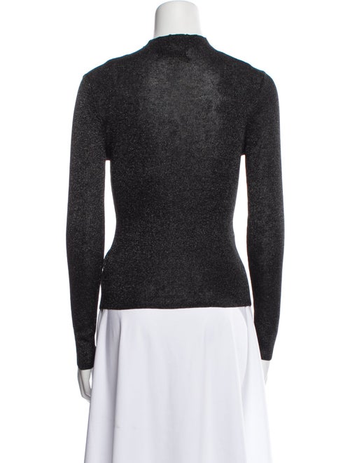 St. Agni Mock Neck Long Sleeve Top