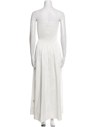 St. Agni Strapless Long Dress