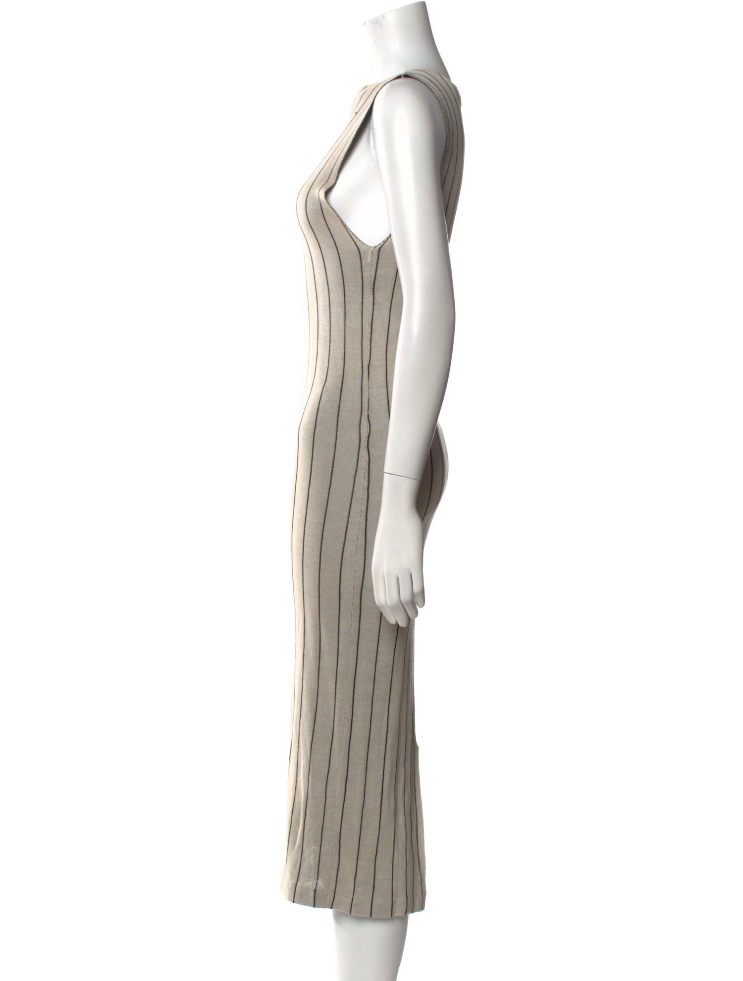 St. Agni Bateau Neckline Long Dress