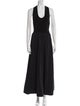 St. Agni Scoop Neck Long Dress