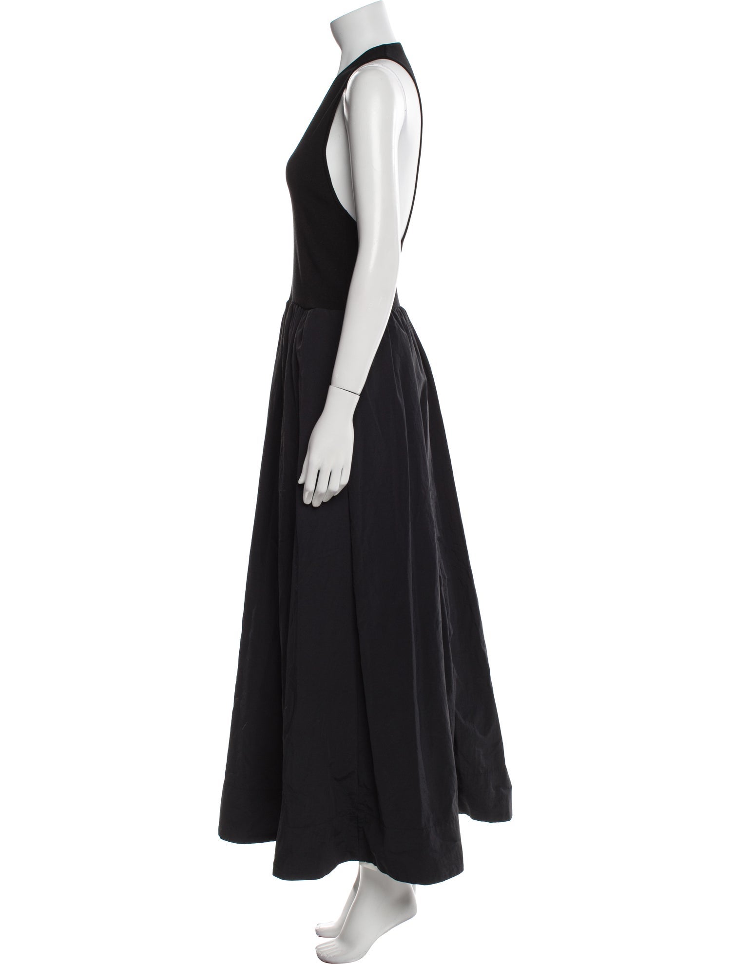 St. Agni Scoop Neck Long Dress