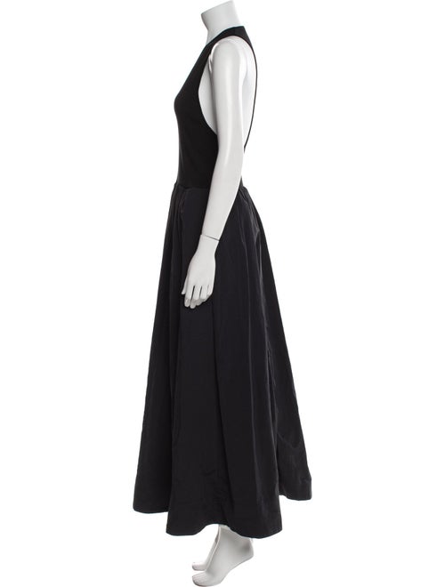 St. Agni Scoop Neck Long Dress