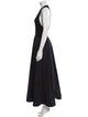 St. Agni Scoop Neck Long Dress