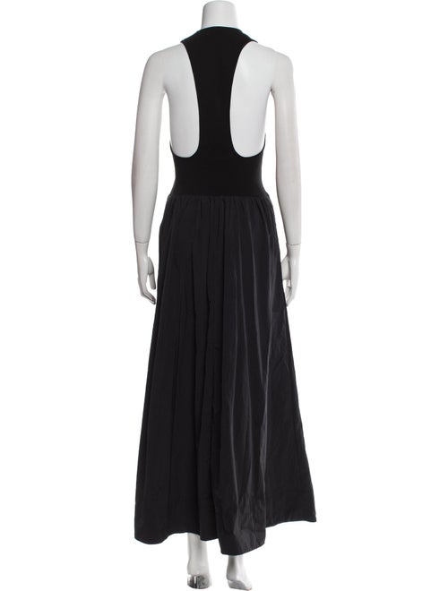 St. Agni Scoop Neck Long Dress