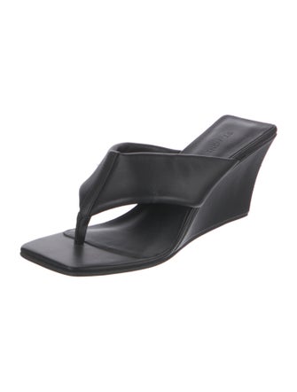 St. Agni Leather Slides