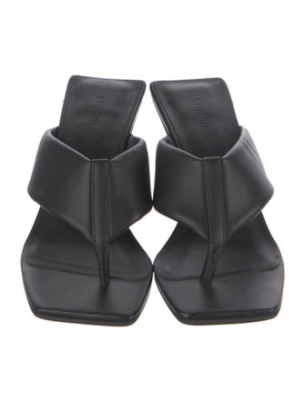 St. Agni Leather Slides