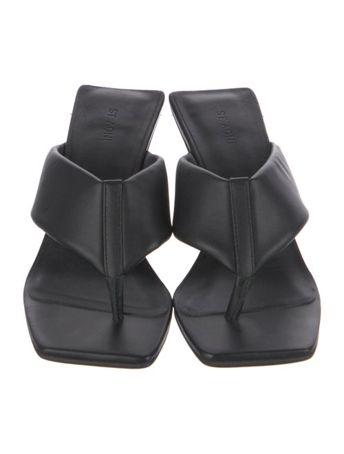 St. Agni Leather Slides