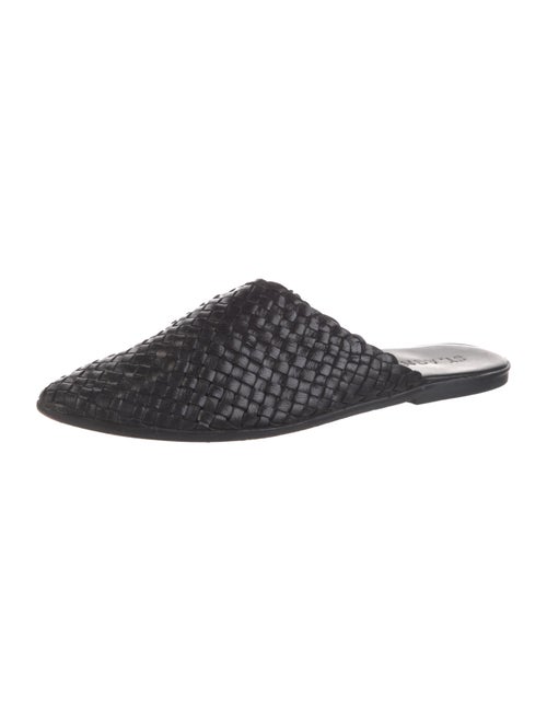 St. Agni Leather Braided Accents Mules