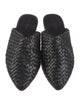 St. Agni Leather Braided Accents Mules
