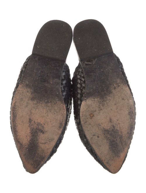 St. Agni Leather Braided Accents Mules