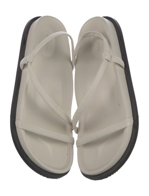 St. Agni Leather Slingback Sandals