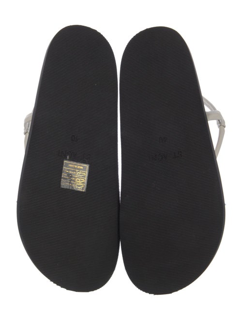 St. Agni Leather Slingback Sandals