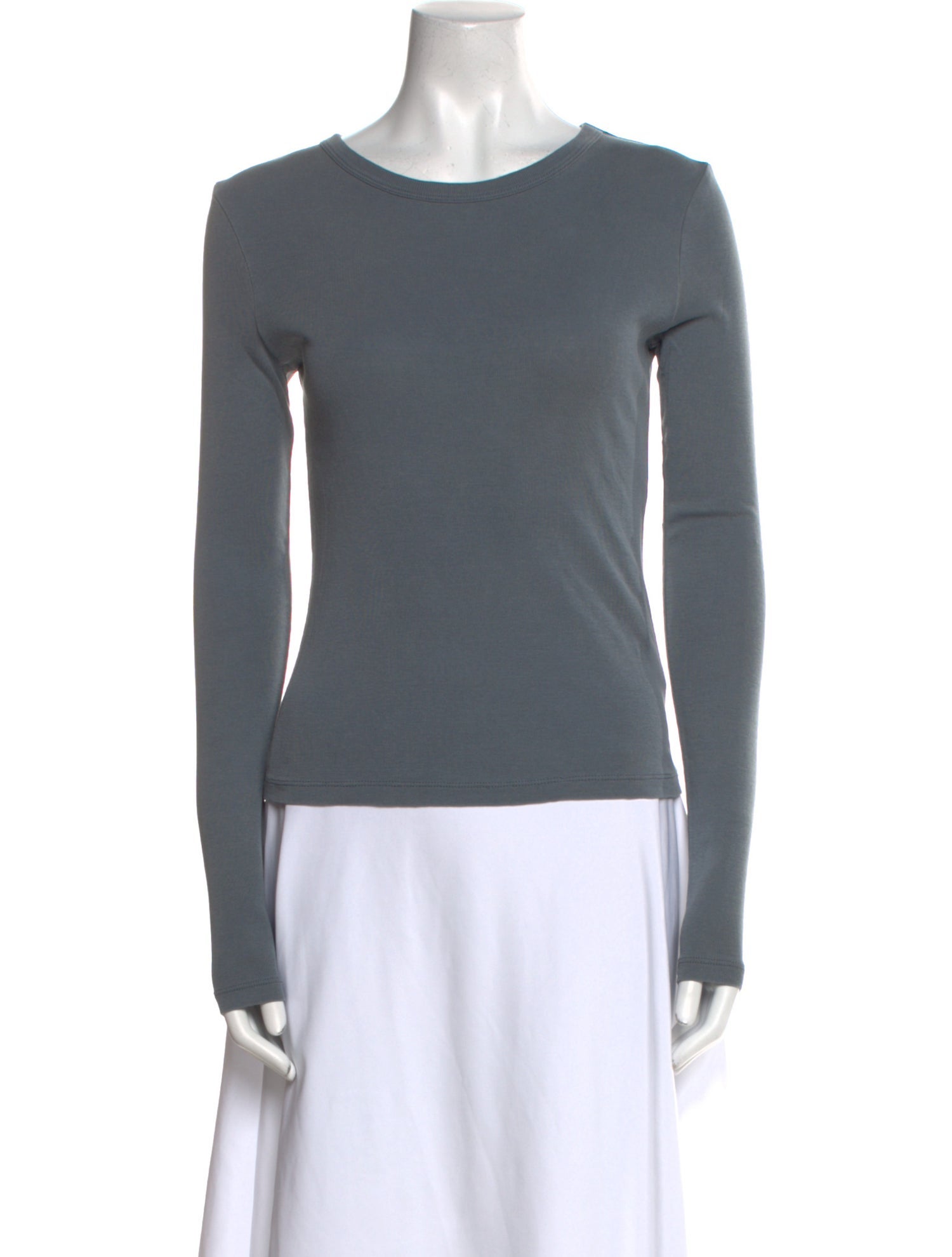 St. Agni Scoop Neck Long Sleeve Top