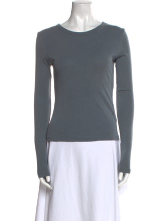 St. Agni Scoop Neck Long Sleeve Top