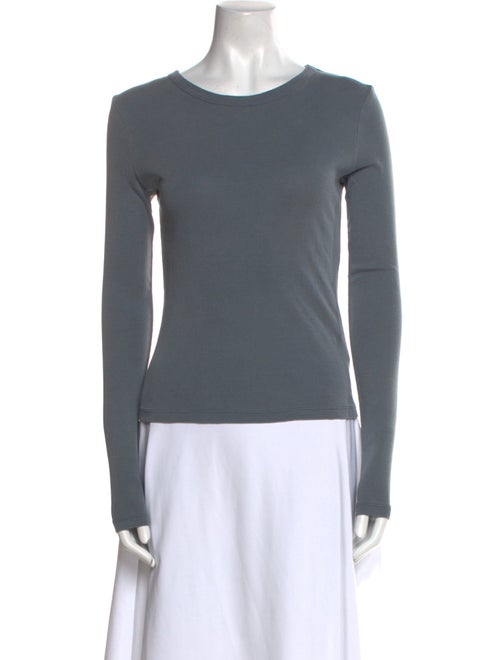 St. Agni Scoop Neck Long Sleeve Top