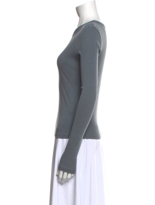 St. Agni Scoop Neck Long Sleeve Top