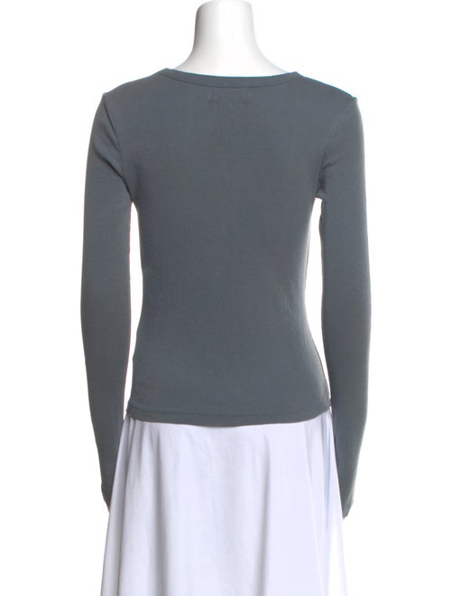 St. Agni Scoop Neck Long Sleeve Top