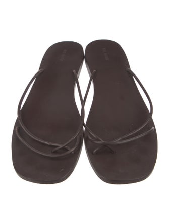 St. Agni Leather Slides