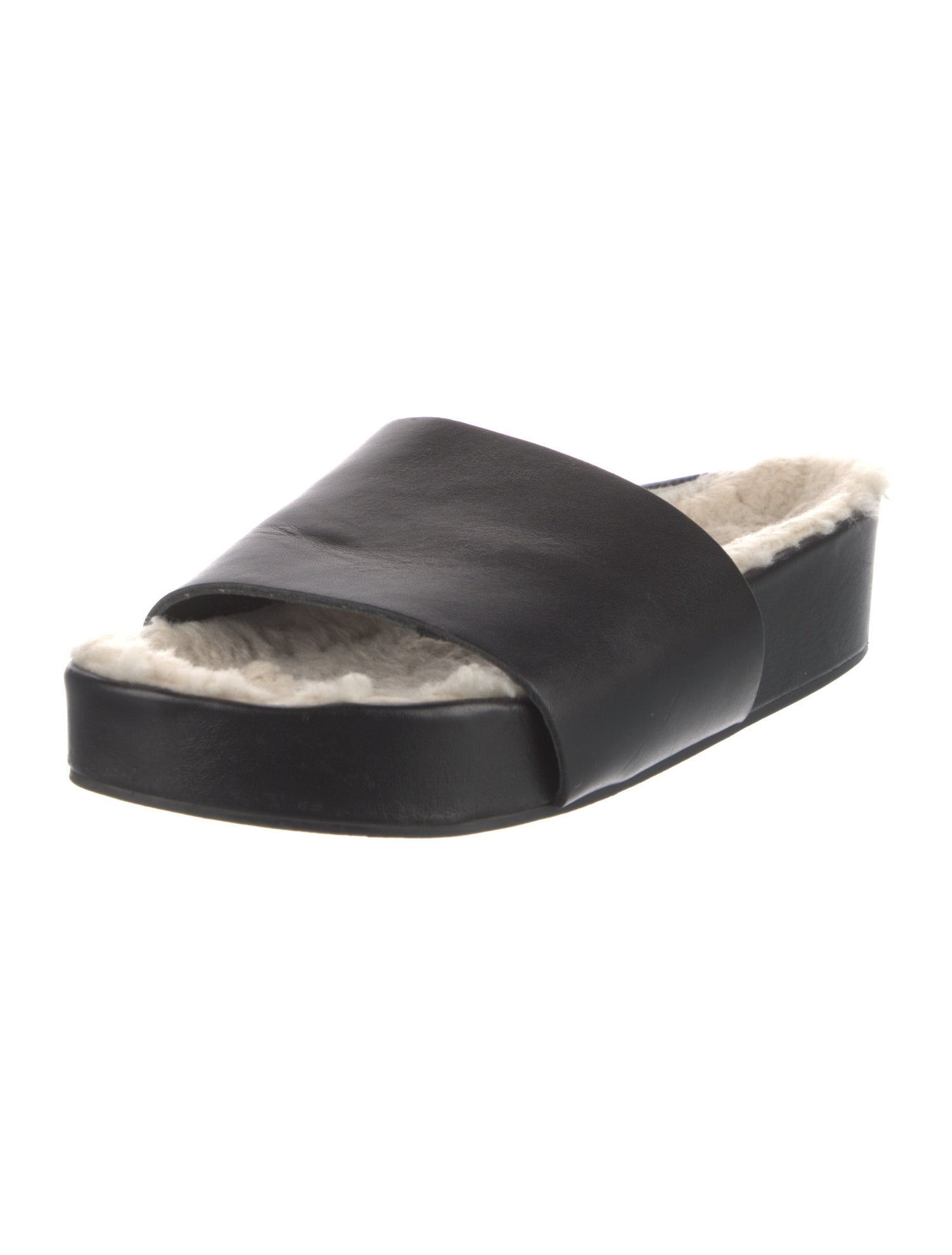 St. Agni Leather Slides
