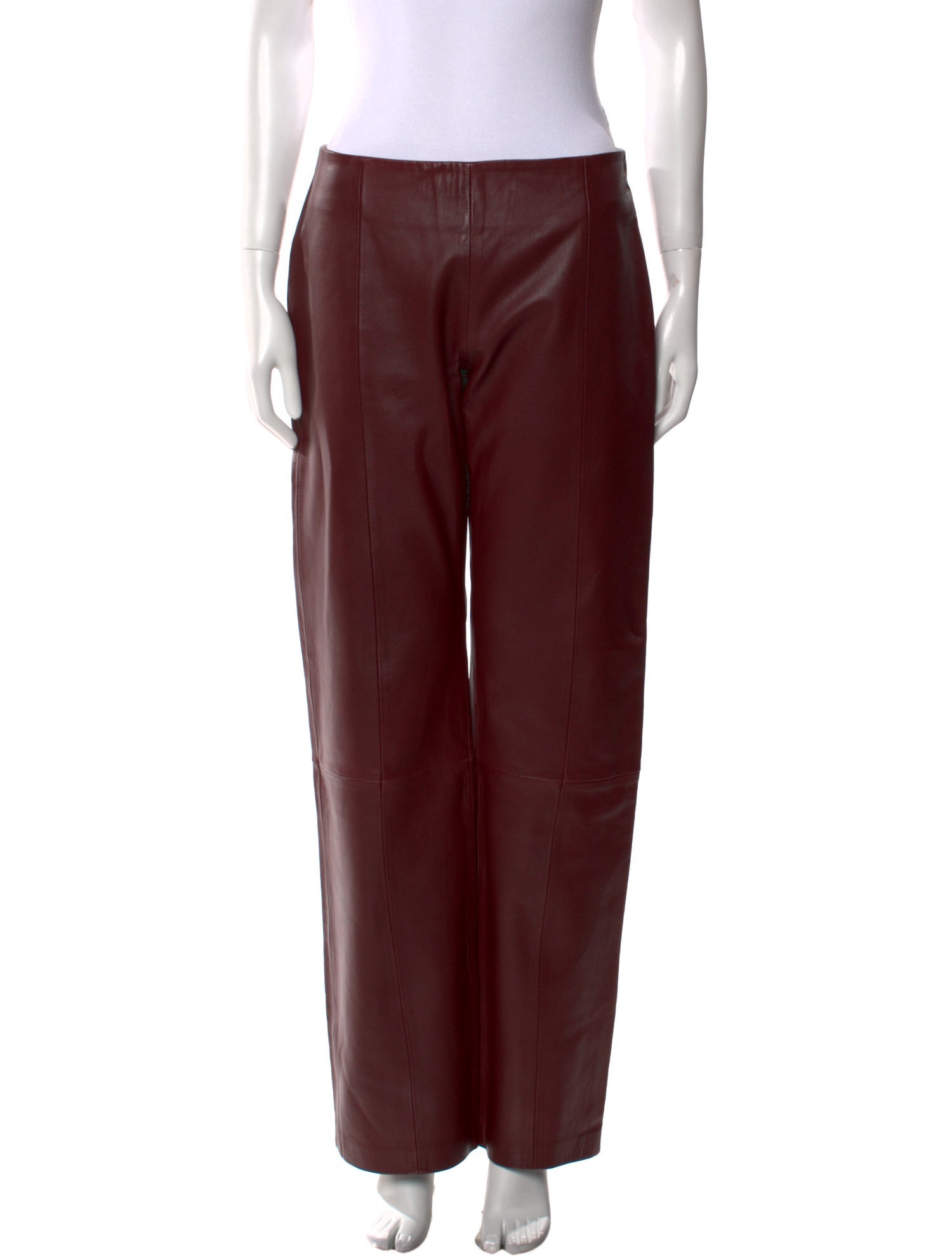St. Agni Leather Wide Leg Pants w/ Tags