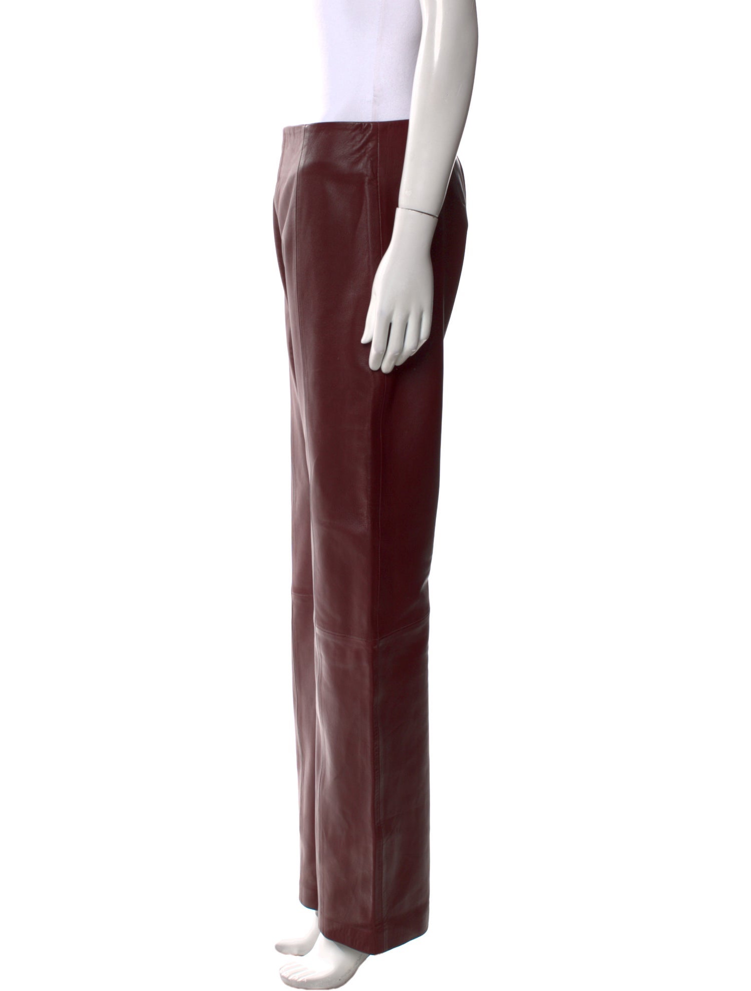 St. Agni Leather Wide Leg Pants w/ Tags