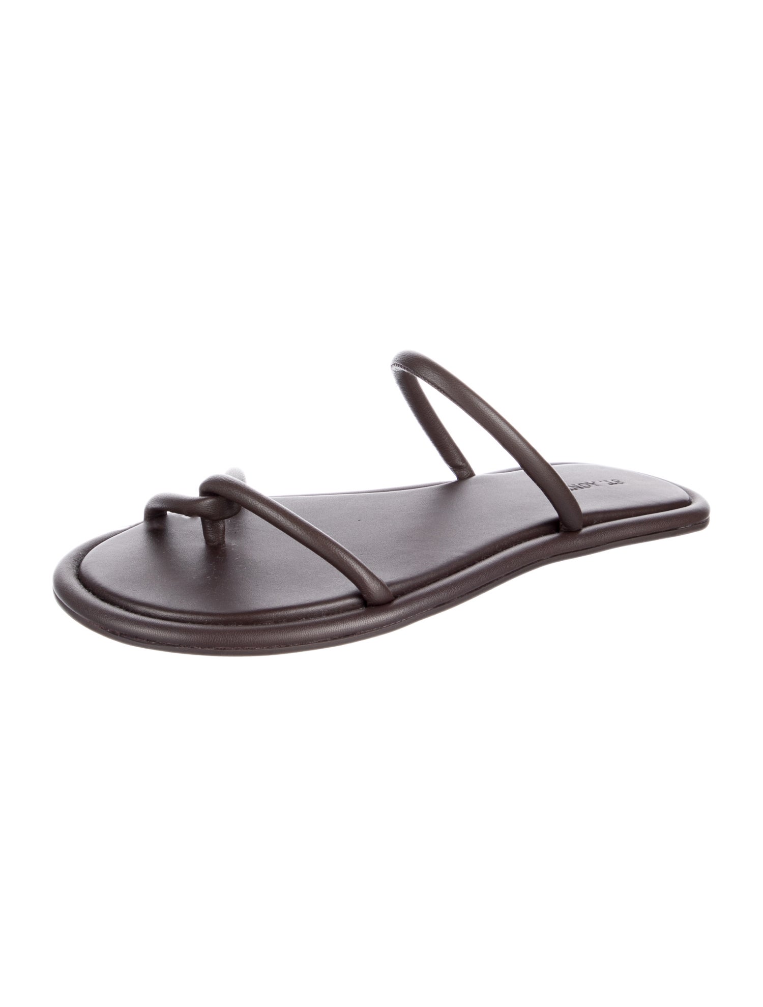 St. Agni Leather Slides