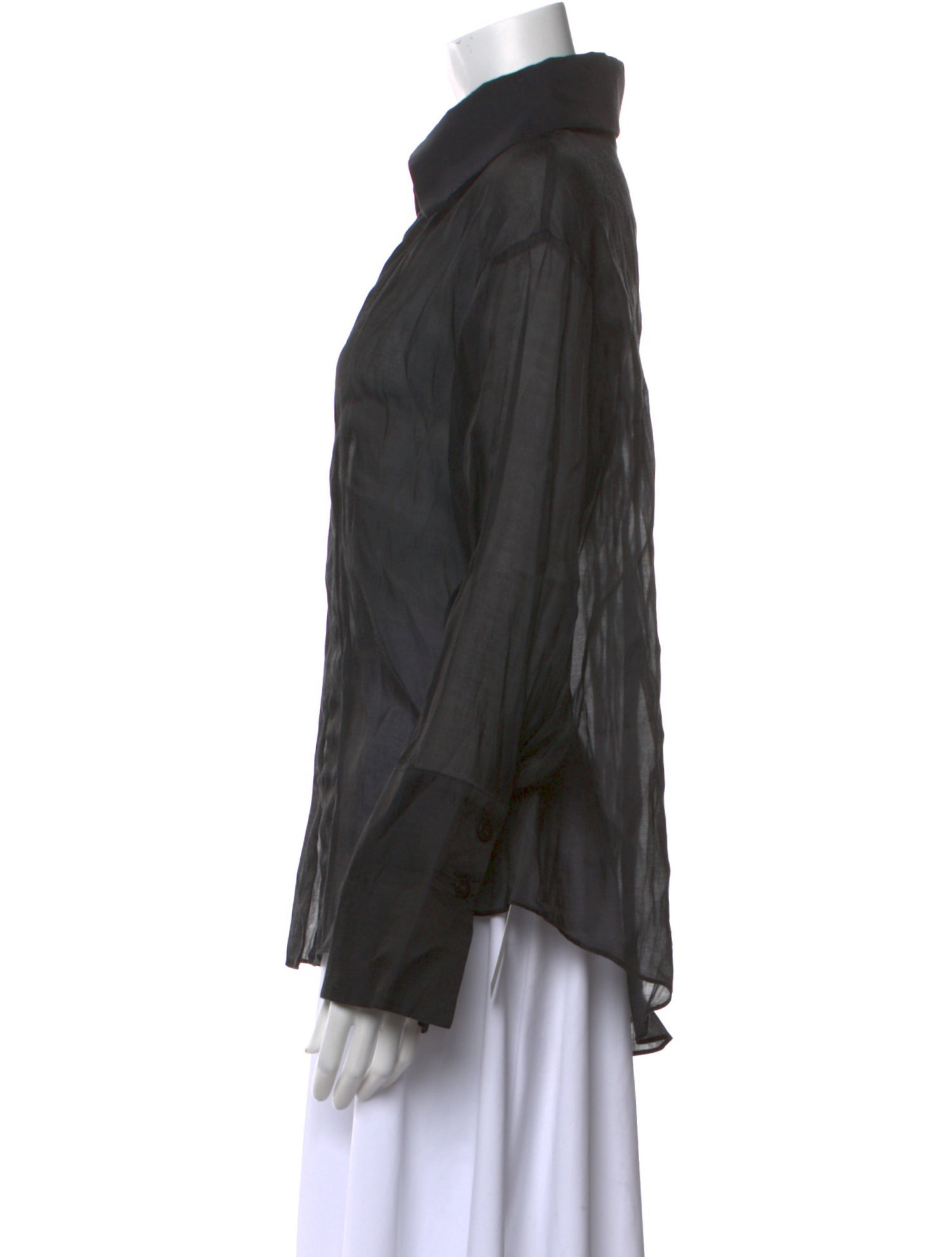 St. Agni Long Sleeve Button-Up Top