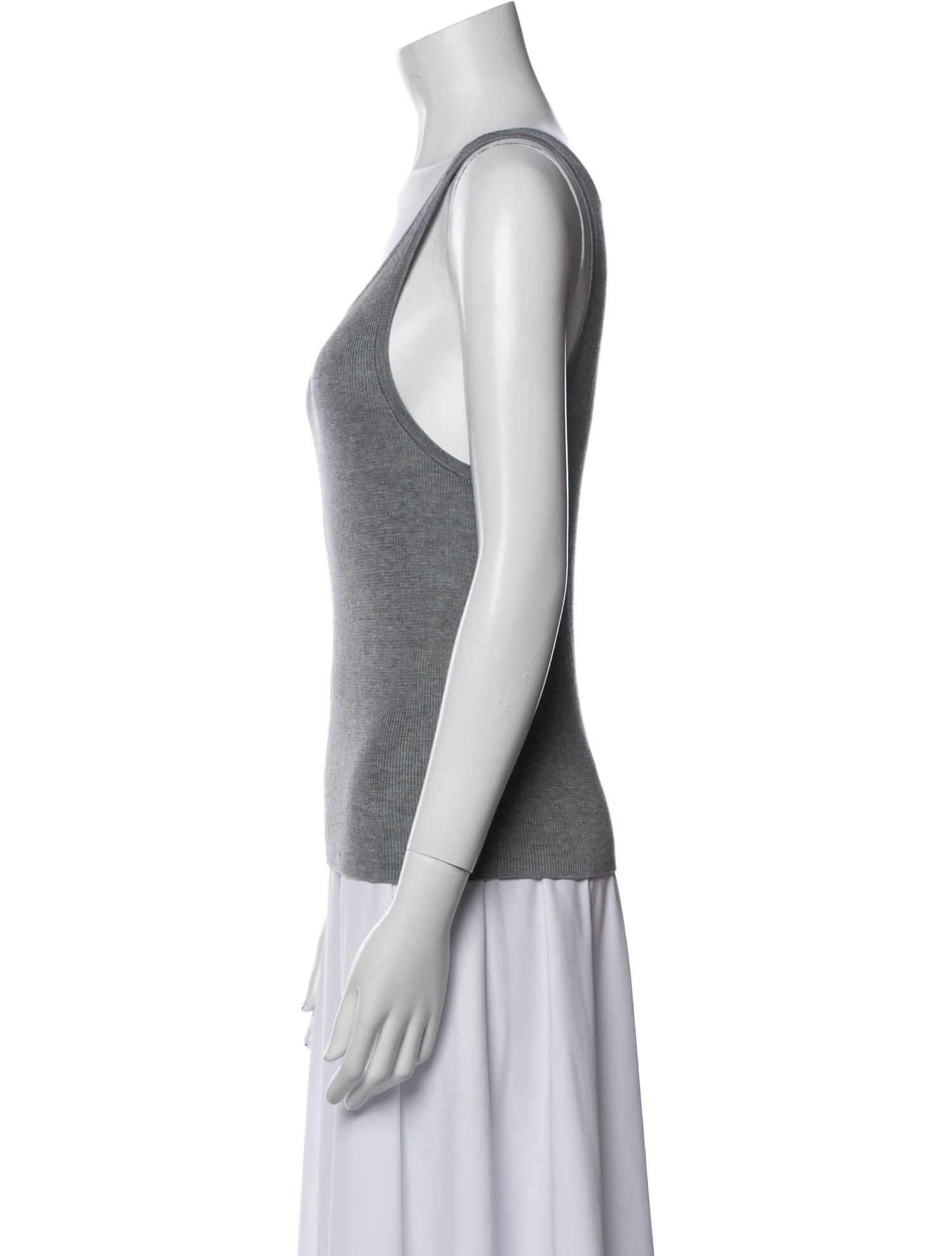 St. Agni Scoop Neck Sleeveless Top