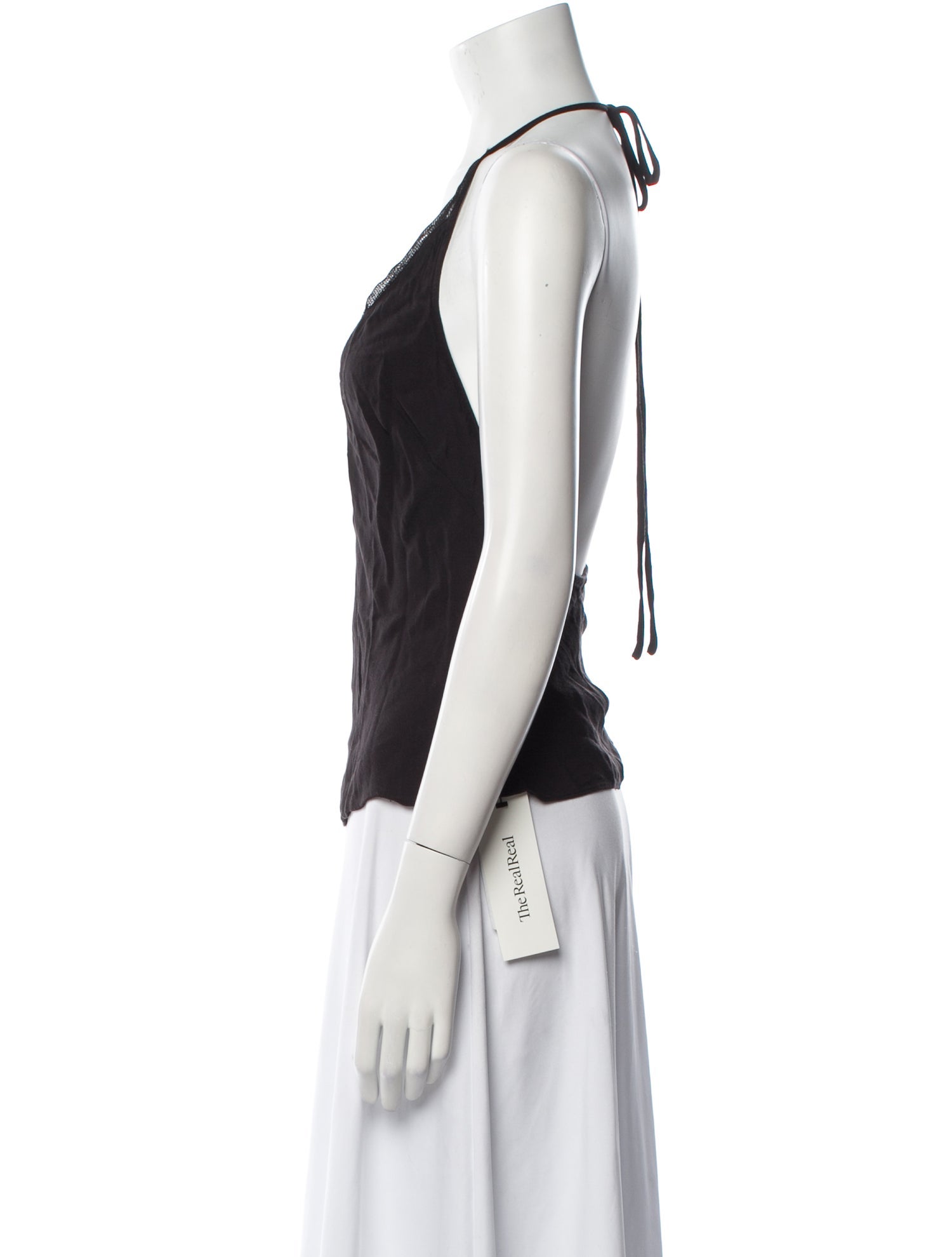 St. Agni V-Neck Sleeveless Top