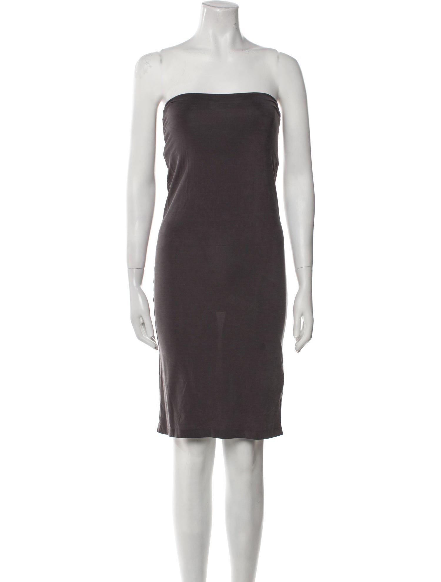 St. Agni Strapless Knee-Length Dress