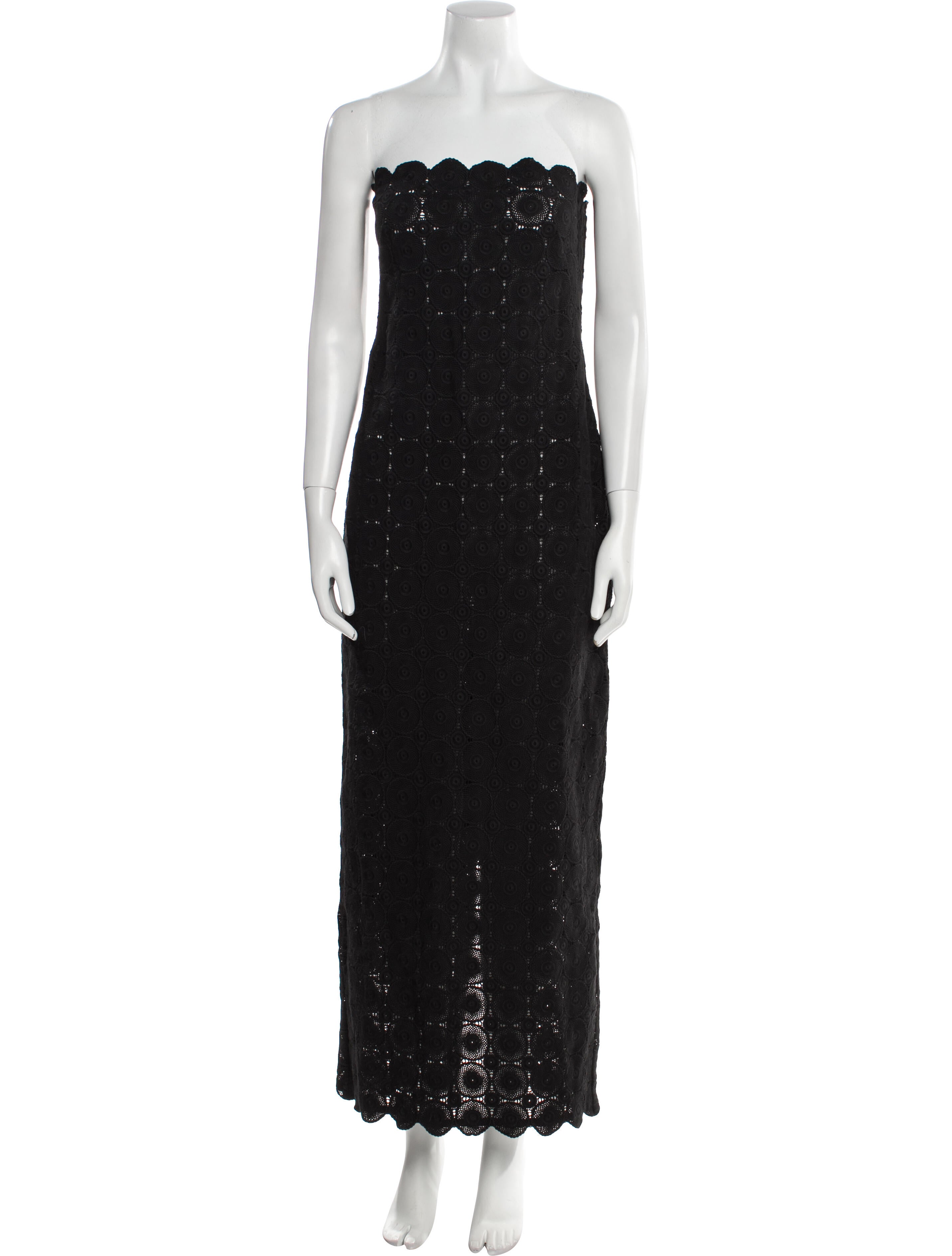 St. Agni Strapless Long Dress