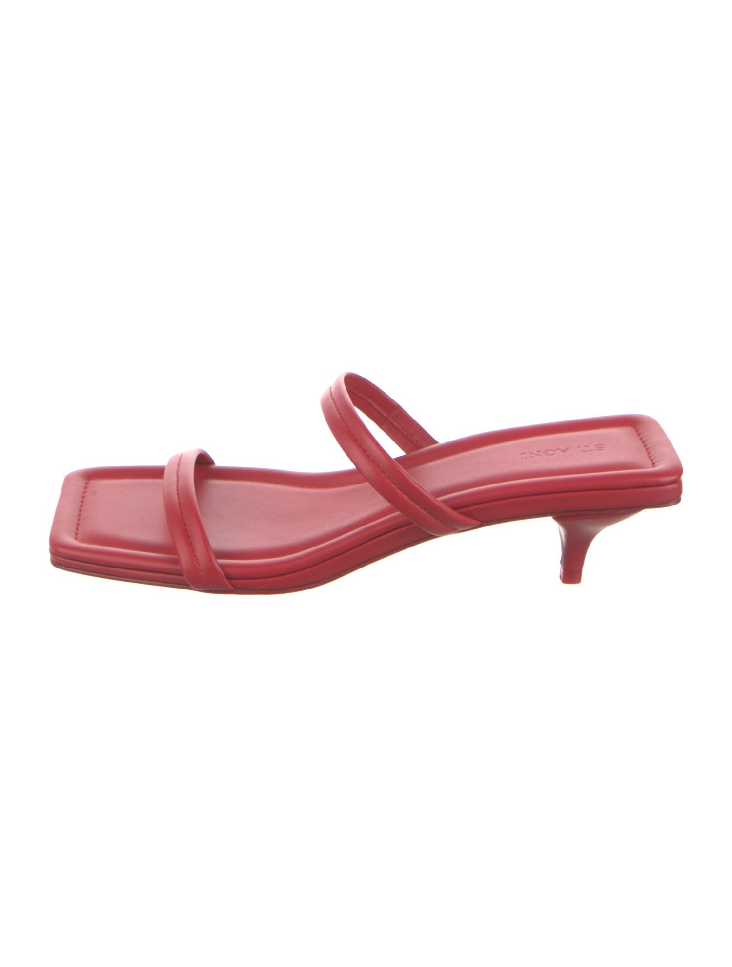 St. Agni Leather Slides