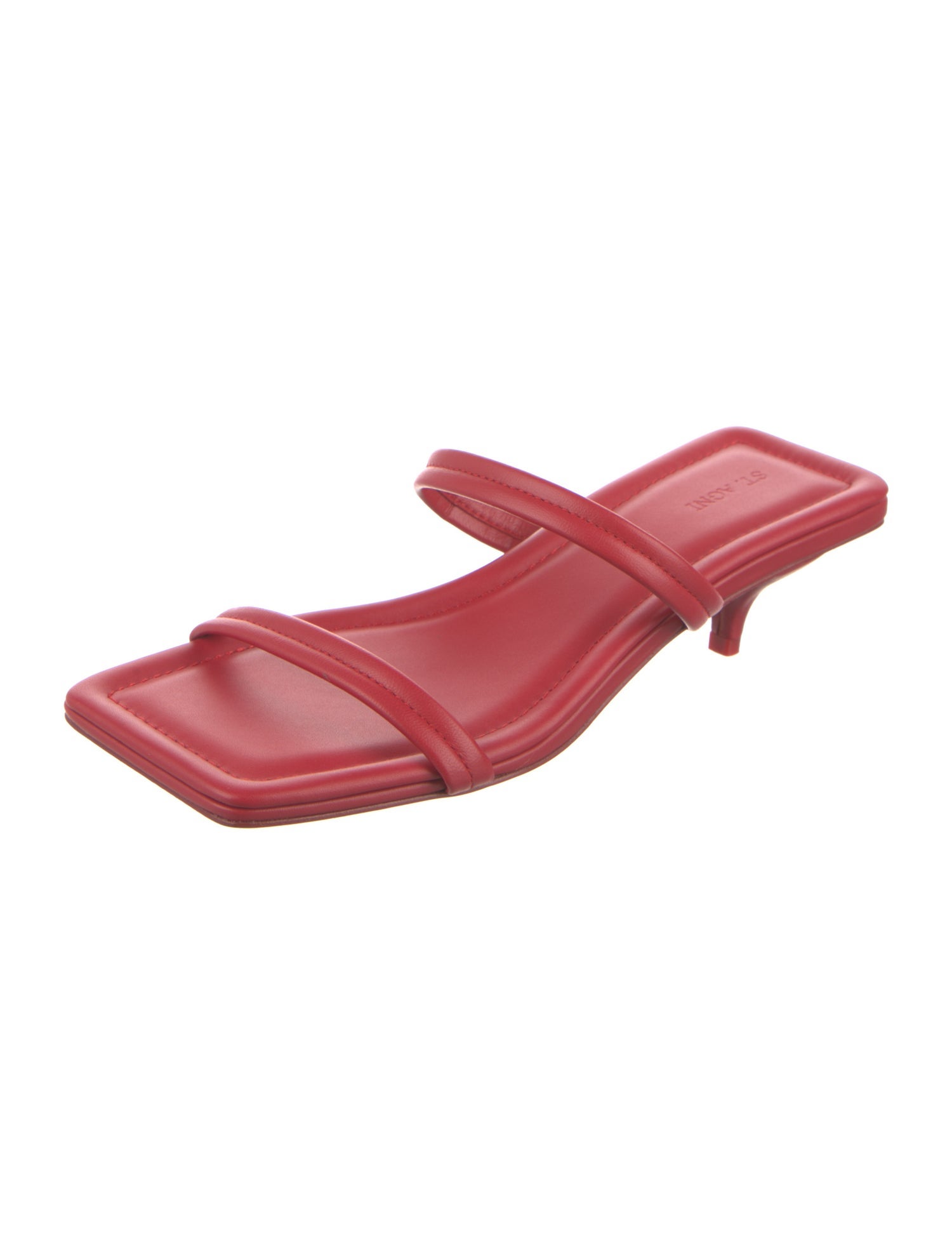St. Agni Leather Slides