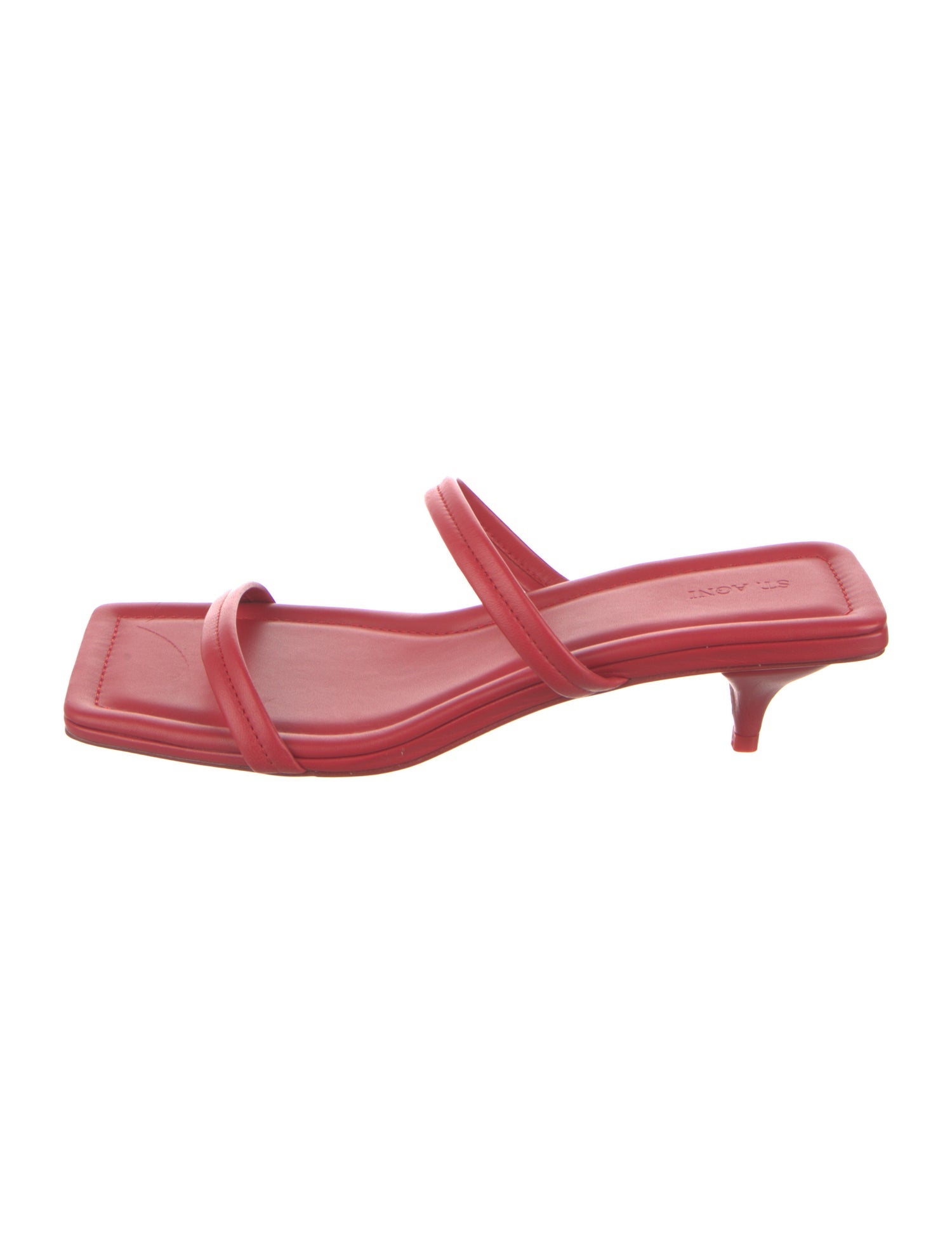 St. Agni Leather Slides