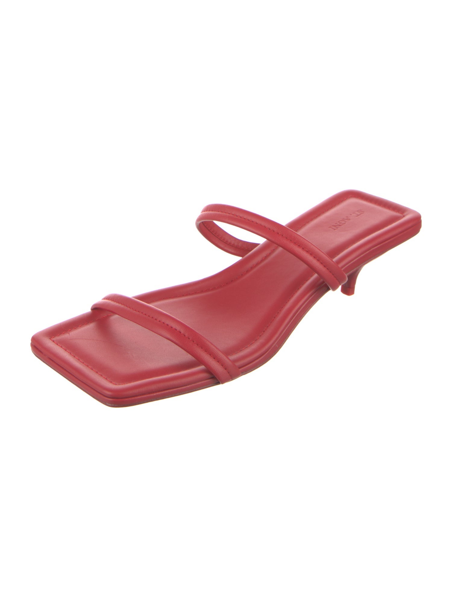 St. Agni Leather Slides