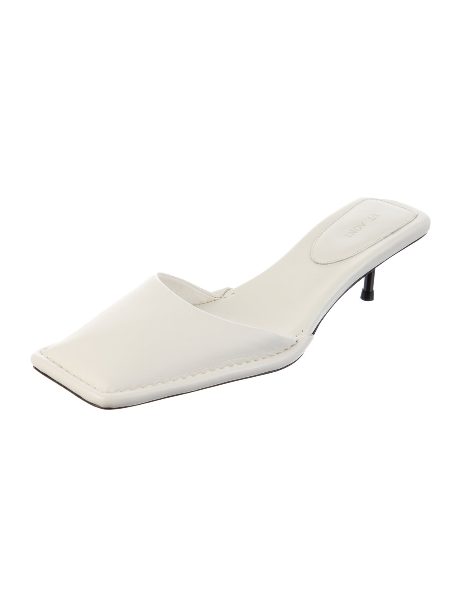 St. Agni Leather Slides