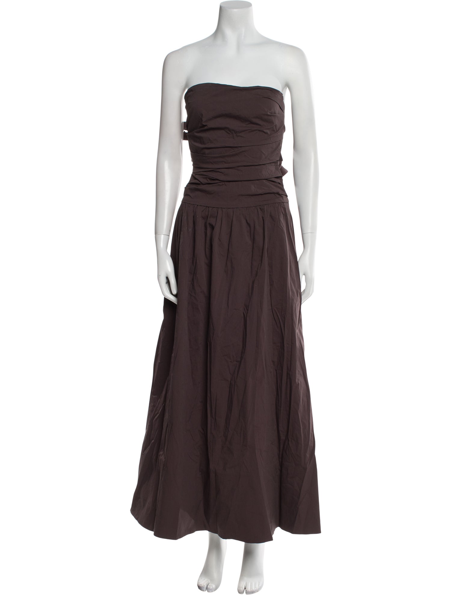 St. Agni Strapless Long Dress