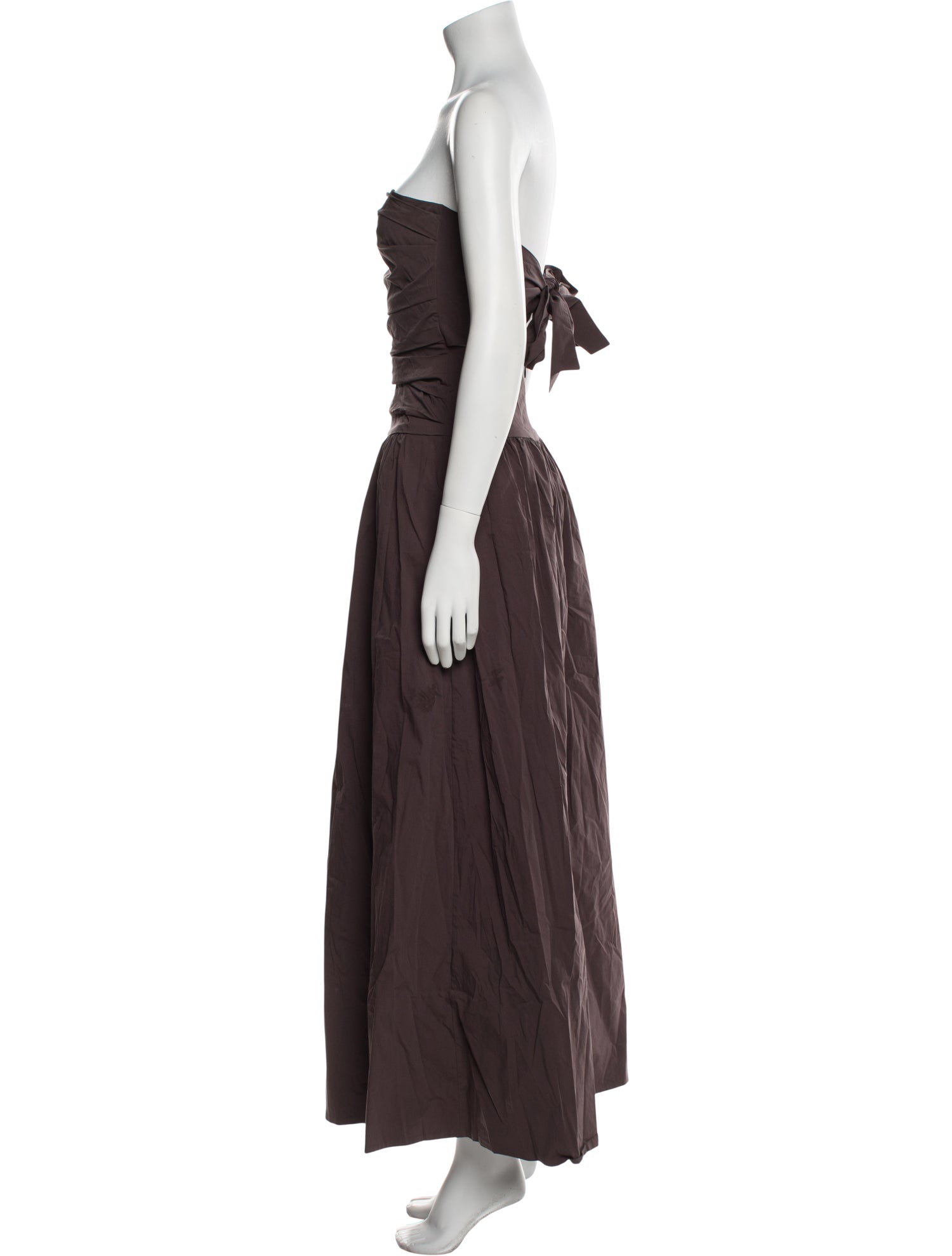 St. Agni Strapless Long Dress