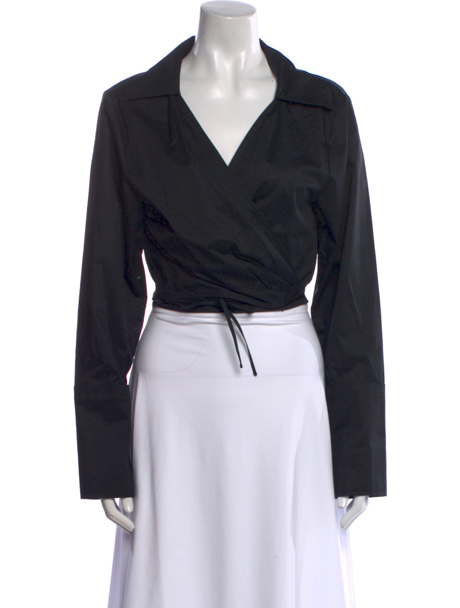 St. Agni Long Sleeve Crop Top