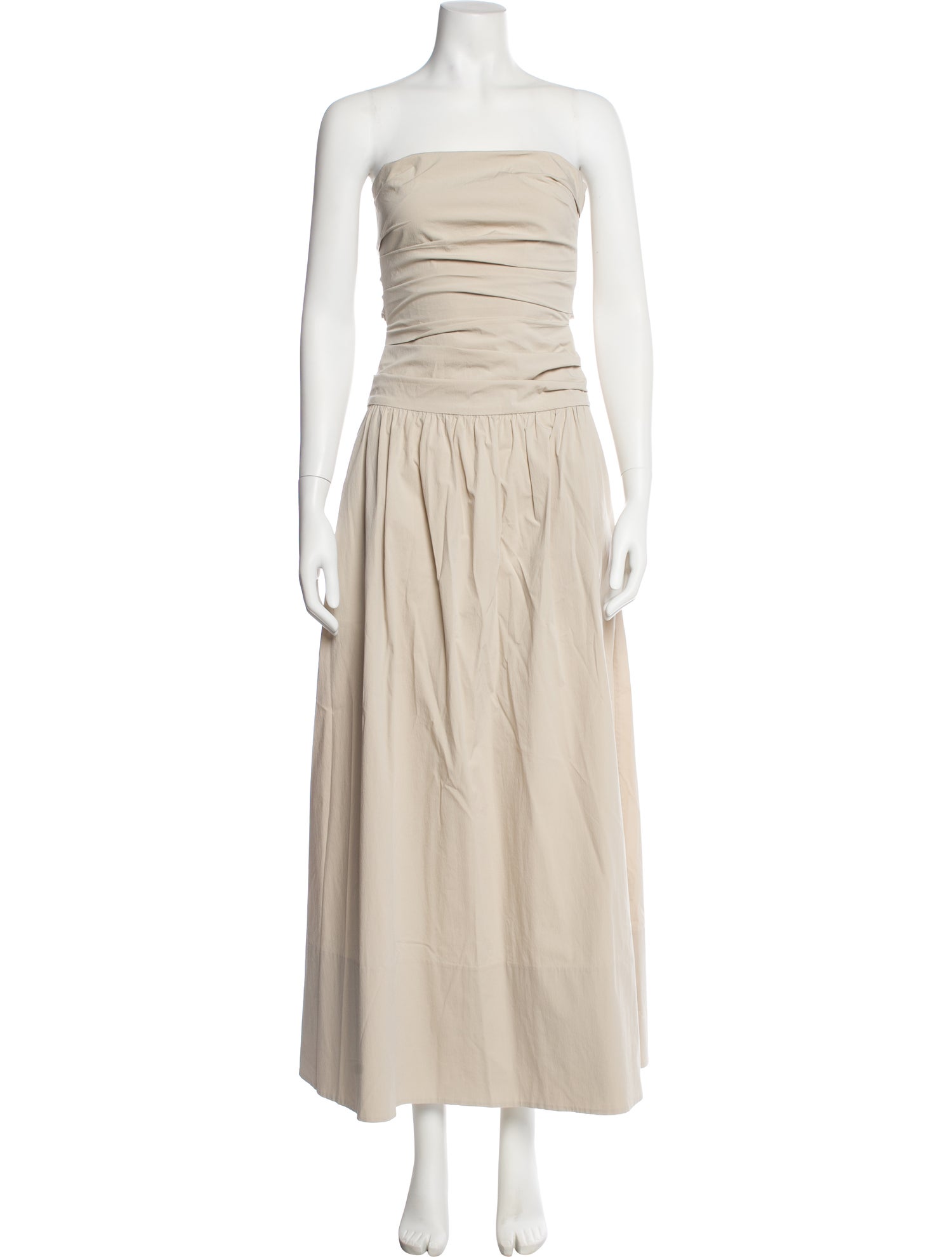 St. Agni Strapless Long Dress