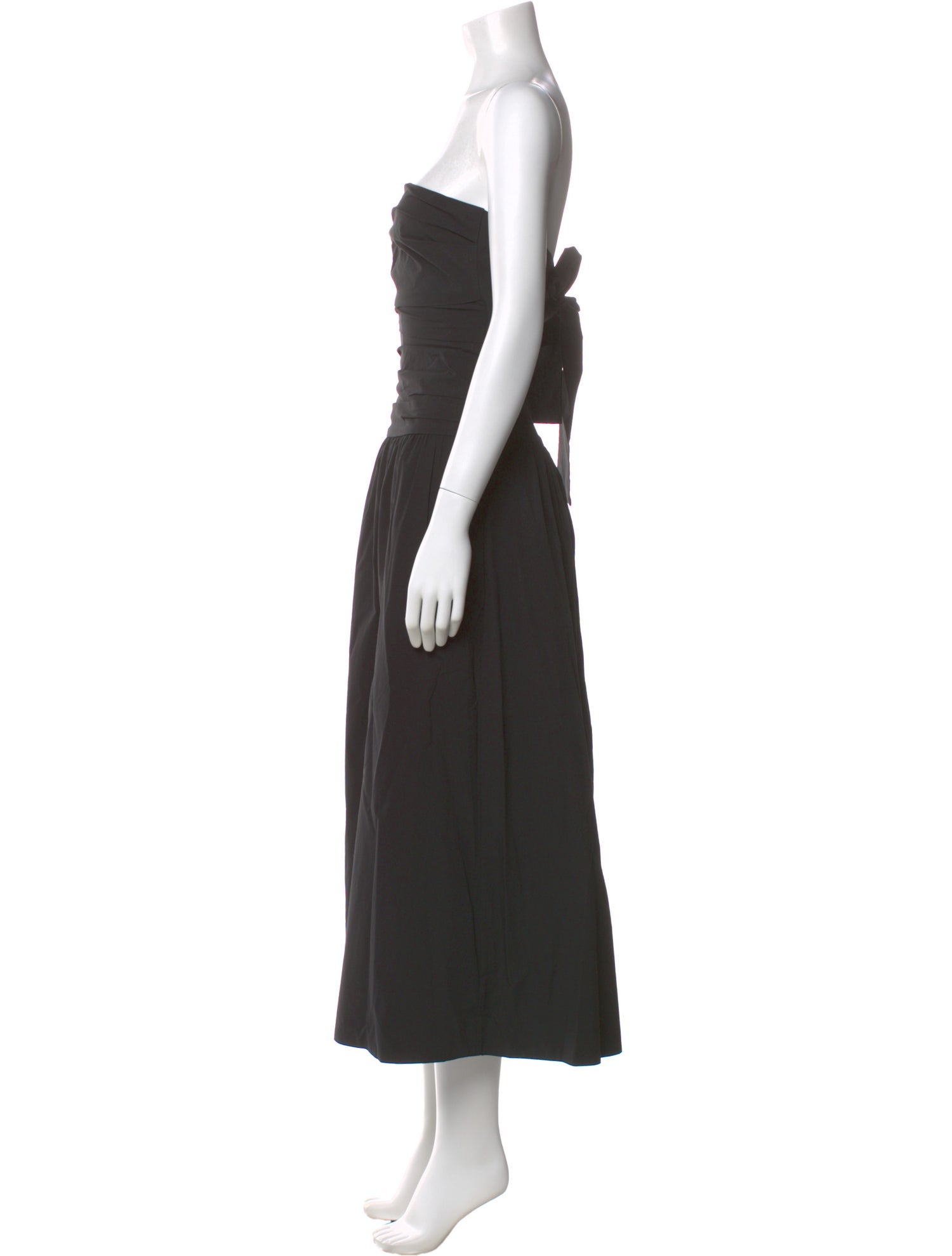 St. Agni Strapless Midi Length Dress