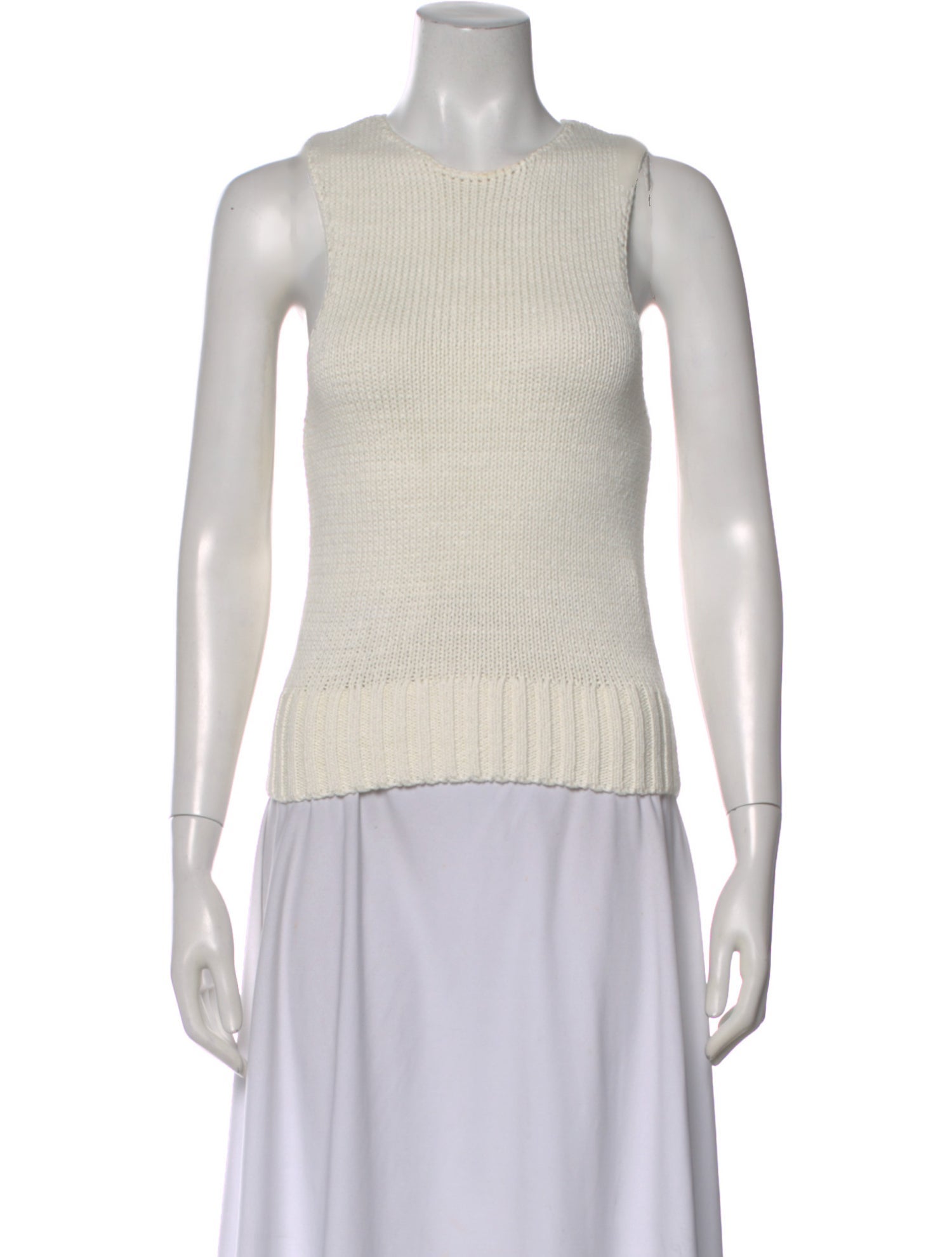 St. Agni Crew Neck Sleeveless Top