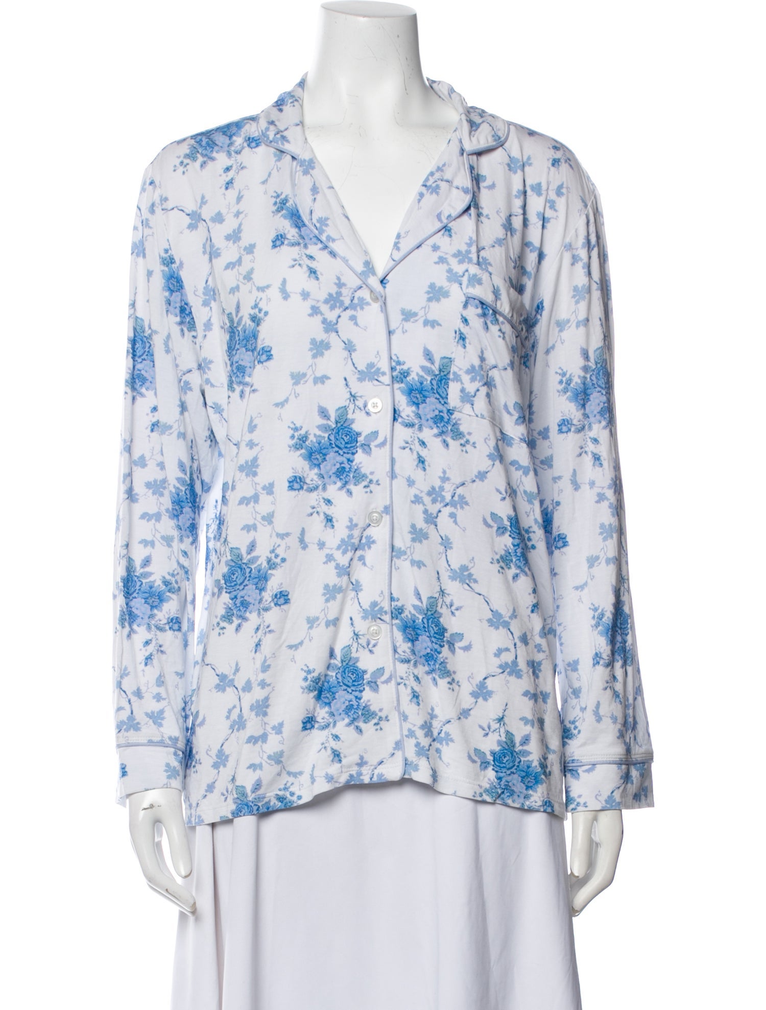 Stripe & Stare Floral Print Pajamas