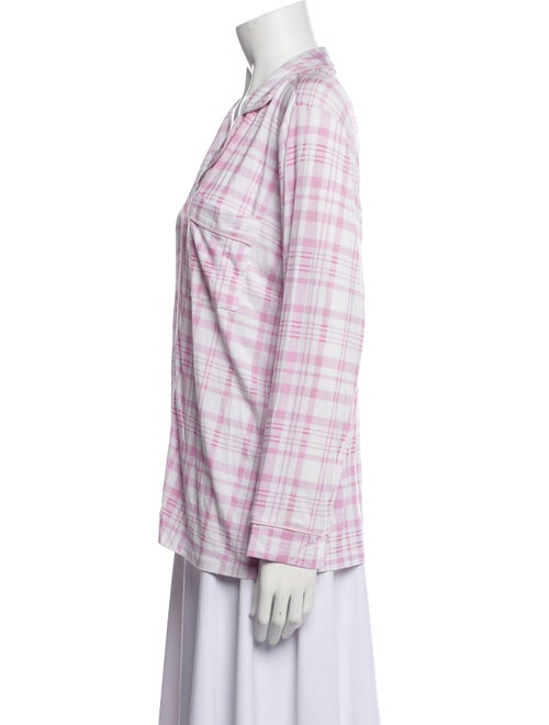 Stripe & Stare Plaid Print Pajamas