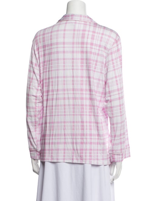 Stripe & Stare Plaid Print Pajamas