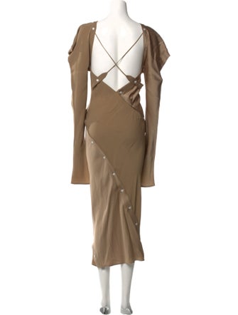 Setchu V-Neck Long Dress