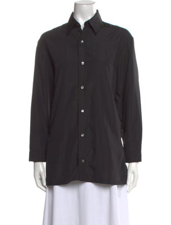 Setchu Long Sleeve Button-Up Top