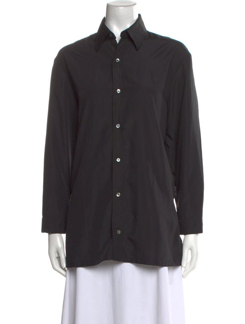 Setchu Long Sleeve Button-Up Top