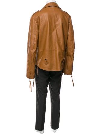 Setchu Leather Trench Coat